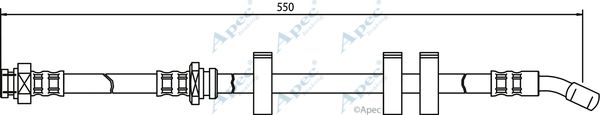 APEC BRAKING Bremžu šļūtene HOS3451